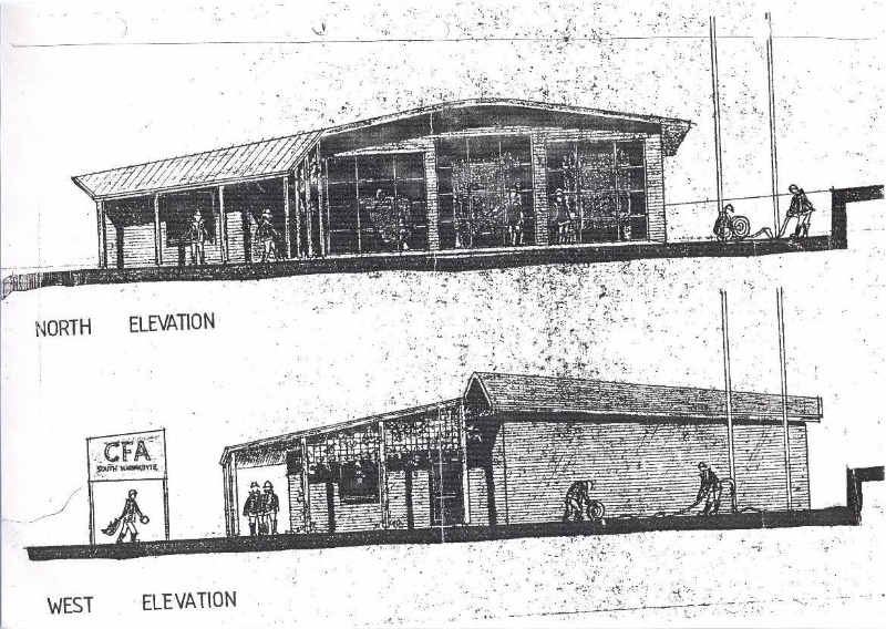 22719 Elevations of South Warrandyte Fire Station - Brumbys Road, South Warrandyte