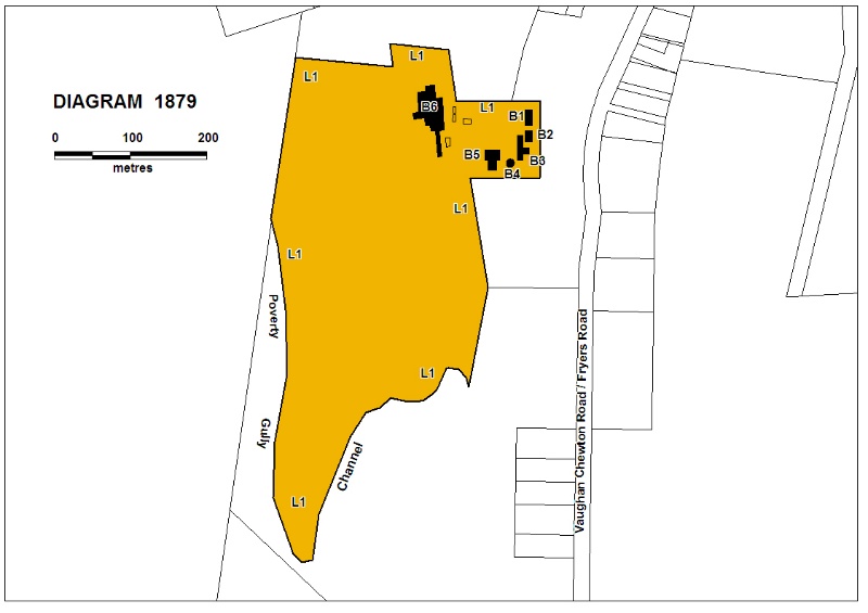 H1879 Wattle Gully extent plan