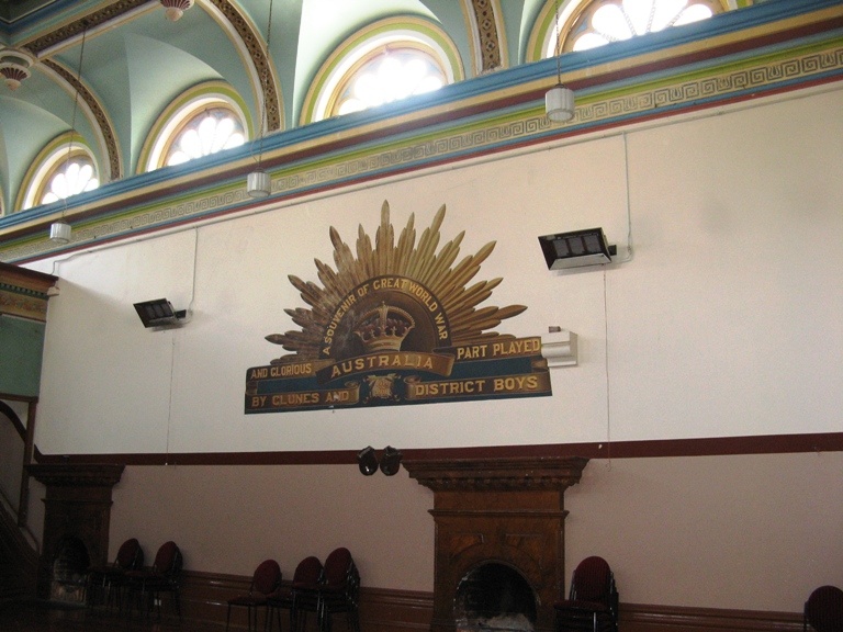 H2180 Clunes Town Hall War Memorial - Richard Ford