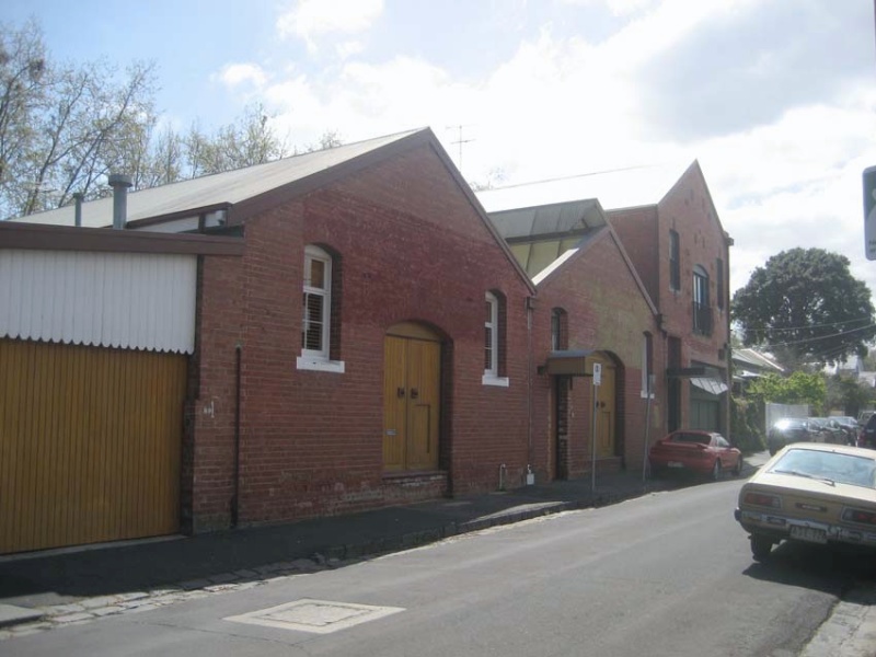 Edwardian brick warehouse at 5 to 7 Stuart Street.