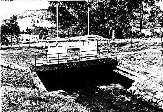 2 - Maroondah Aqueduct Kangaroo Ground Eltham N03 - Shire of Eltham Heritage Study 1992 - Inverted syphon across Watsons Creek, one of fourteen totalling 14.88 km of the 65.97 km total length of the Maroondah Aqueduct