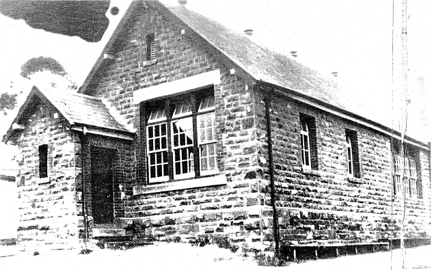 50 - Eltham Primary School Dalton St - Early 20th century photograph taken after the installation of larger windows, a process undertaken at many Victorian State Schools at that time. Note the smaller windows, which are presumably original (ELHPC No.642) 