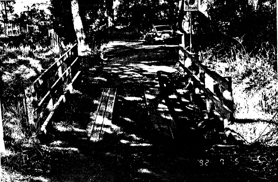 59 - Timber Trestle Bridge Arthurs Creek Eagles Nest Rd - Shire of Eltham Heritage Study 1992