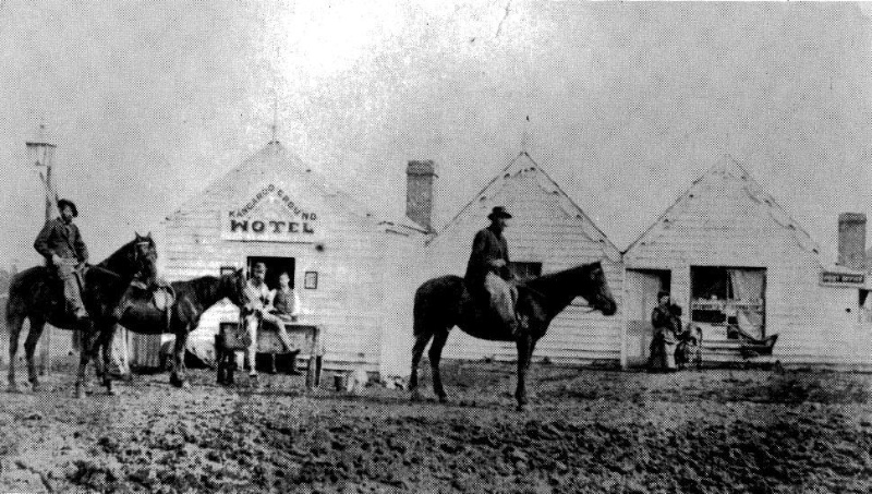 166 - St Andrews Hotel Palm KangGround St Andrews Rd 04 - The demolished Kangaroo Ground Hotel was a similarly evolved building (ELHPC NO.??) - Shire of Eltham Heritage Study 1992