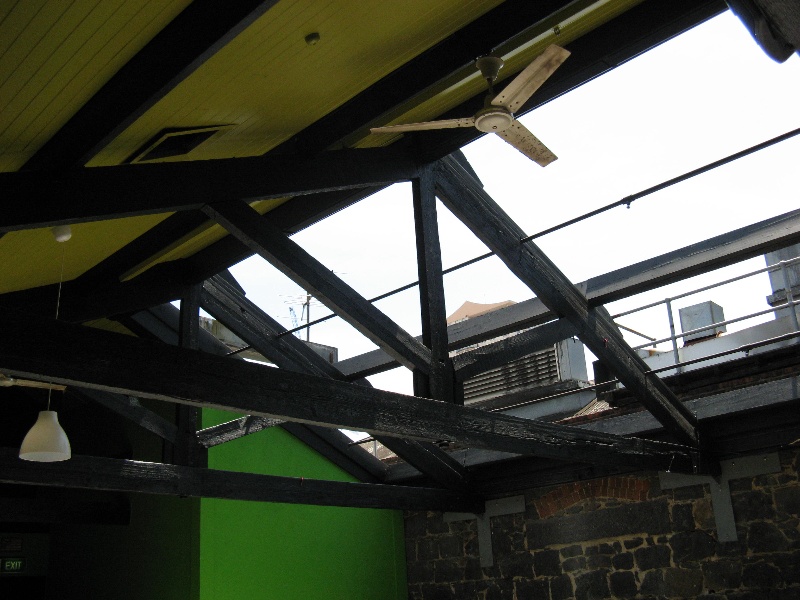 Removal of roof (King Street building) in 2008 - Permit not issued
