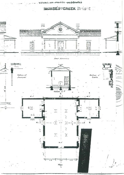 Bright court house architectural plan