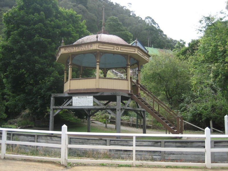 Walhalla Bandstand from the south
