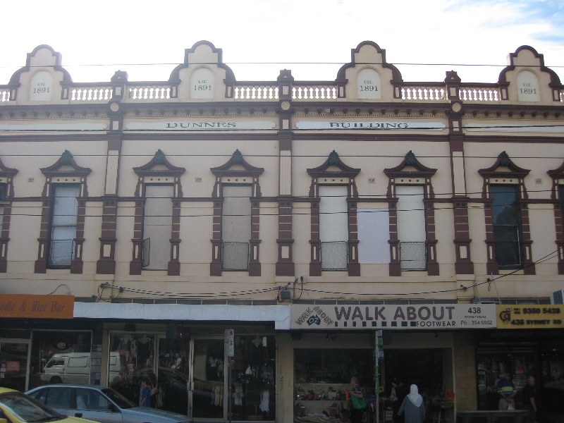 Dunne's Building - 436-442 Sydney Road, Coburg