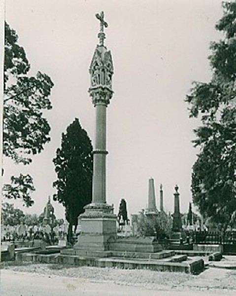 B166 Sir Charles Hotham's Tomb Melbourne General Cemetery