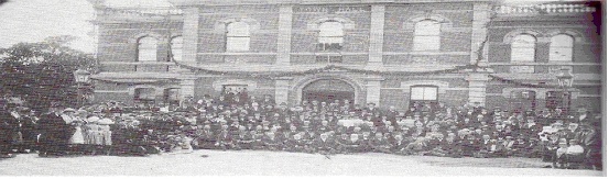 SD 142b - Prior to the erection of the portico. Undated Photo from St. Arnaud, A Pictorial Journey.