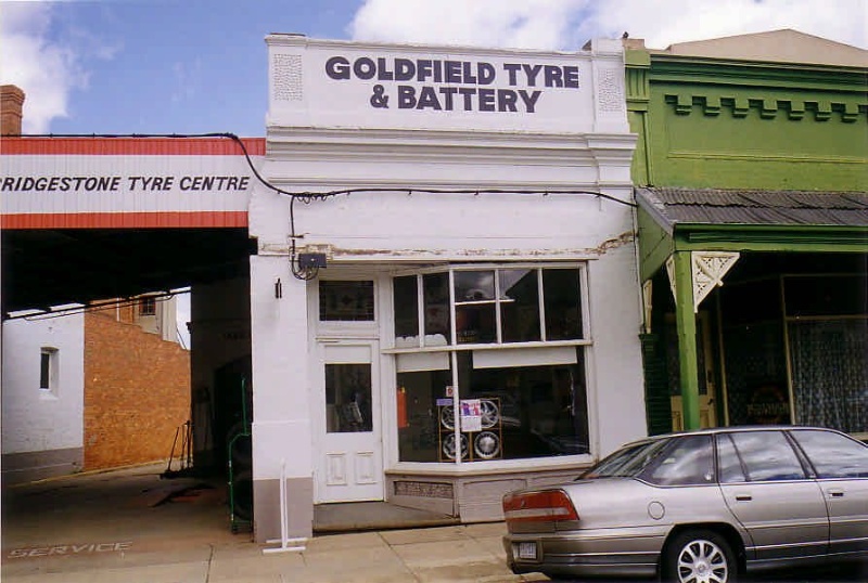 SD 186 - Shop, 'Goldfield Tyre &amp; Battery', Napier Street, ST ARNAUD