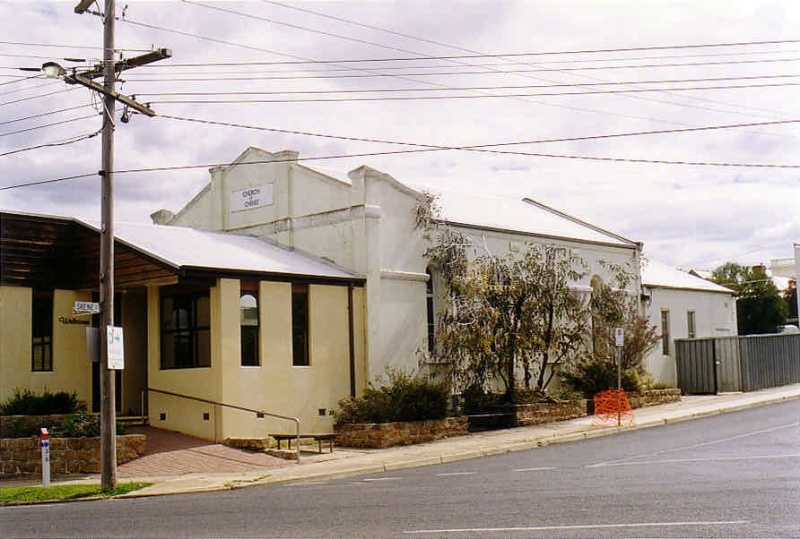 SL 344 - Church of Christ, 18 Sloane Street (corner Skene Street), STAWELL