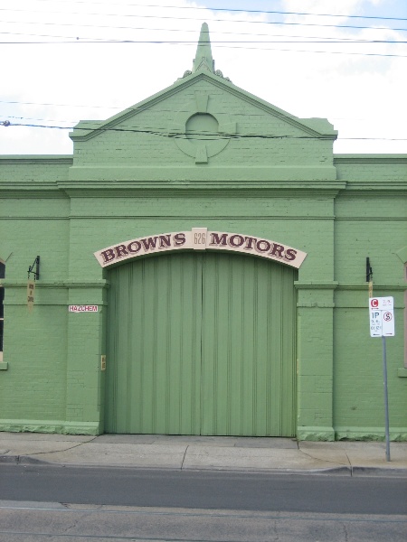 Northcote Tramways Building Thornbury Oct 2007 mz Car Shed Entry