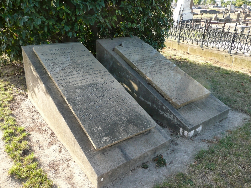 EUREKA MEMORIALS, OLD BALLARAT CEMETERY SOHE 2008