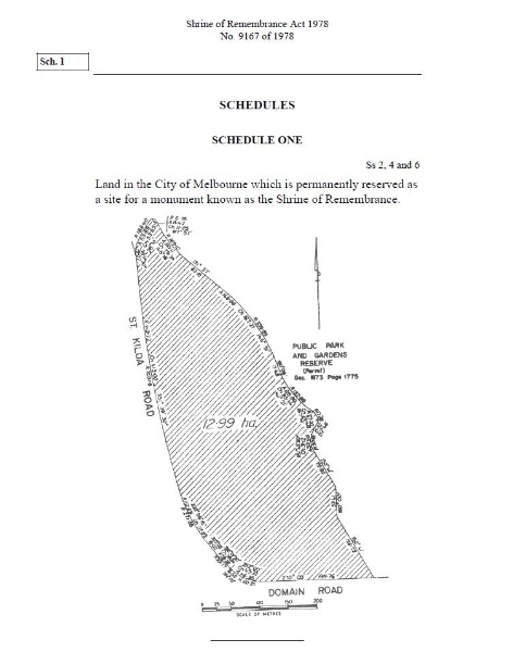 H0848 shrine of remembrance plan