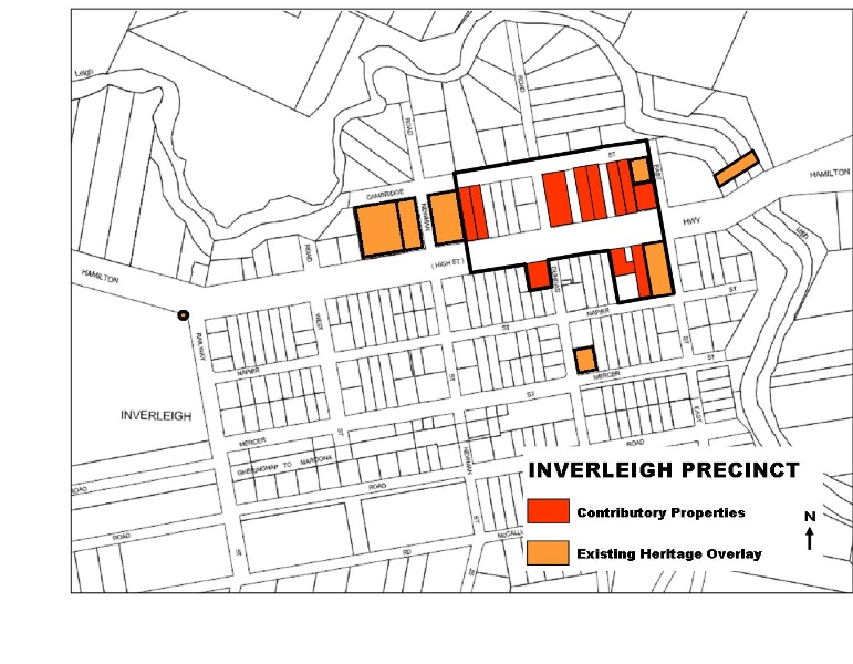 Inverleigh Heritage Precinct Map