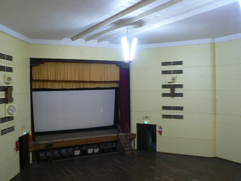 Warracknabeal Town Hall interior of auditorium 2009