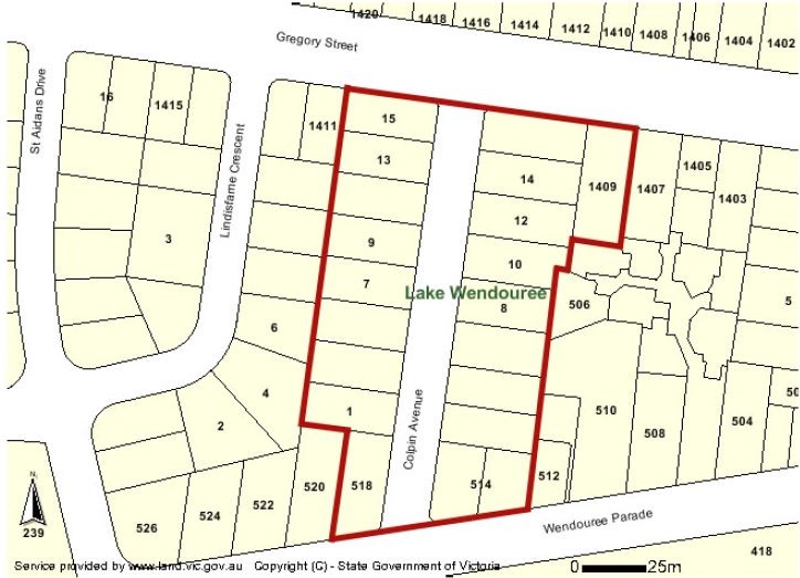 Colpin Avenue Heritage Precinct Map - Ballarat Heritage Precincts Study, 2006