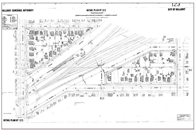 Figure 2.11: Ballarat Sewerage Authority Plan, 1931. - Ballarat Heritage Precincts Study, 2006