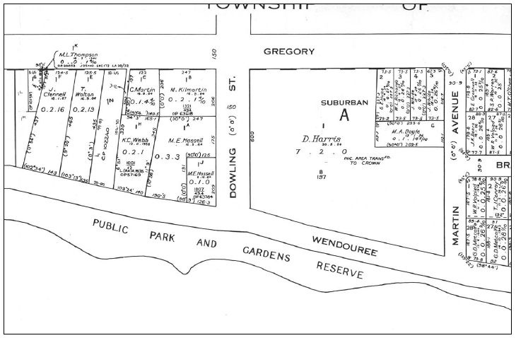 Figure 2.05: Portion of map, Township of Ballarat, Sheet 2, 1964. - Ballarat Heritage Precincts Study, 2006