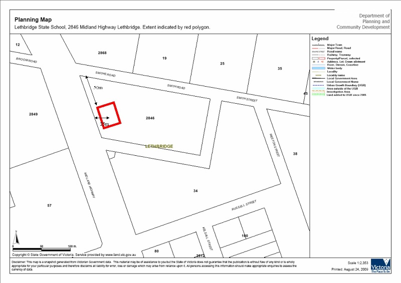 Extent of registration map