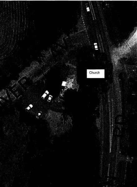 HO250 - Church - Plan prepared from recent aerial image, contributory elements as shown.