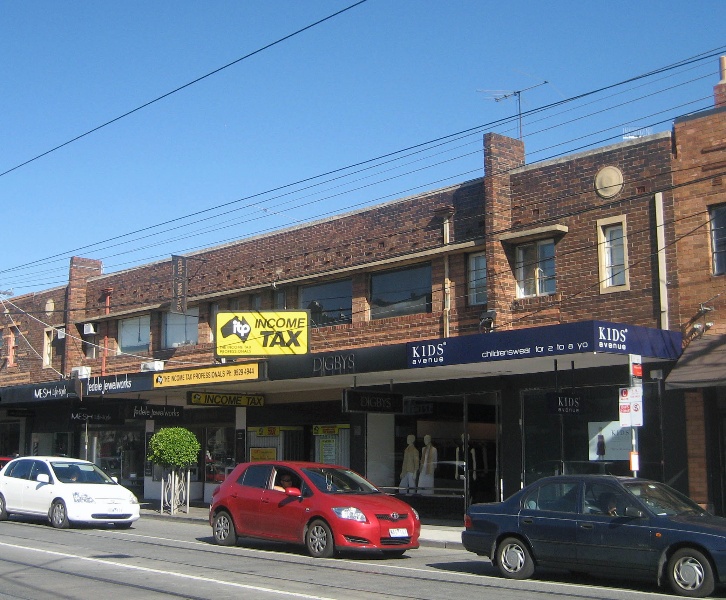 Interwar shops, 512-520 Mlavern Road