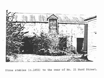 Stone stables, rear 21 Hurd Street