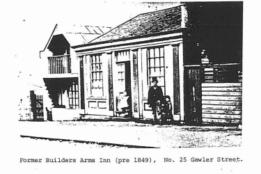Former builder's Arms Inn (pre 1849)