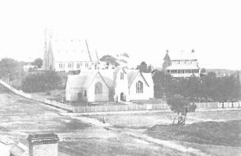 Church of England Parsonage and School c.1882