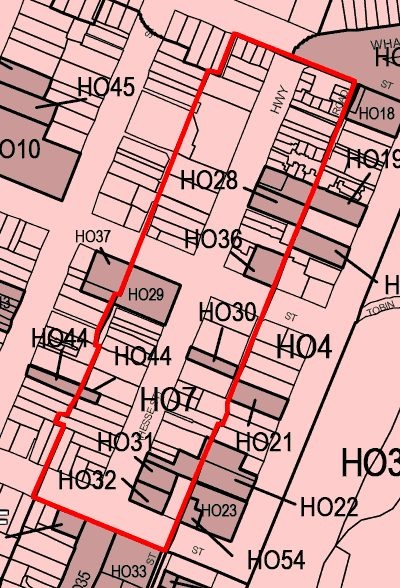 Borough of Queenscliffe Heritage Overlay map (note that a number of the individual HO sites within the precinct are not mapped)