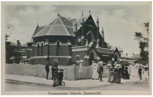 Presbyterian Church (St Andrews Uniting Church), 88-89 Hesse Street Source: State Library Victoria- undated
