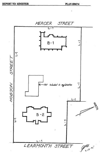 Plan showing the extent of registration Source: Victorian Heritage Register