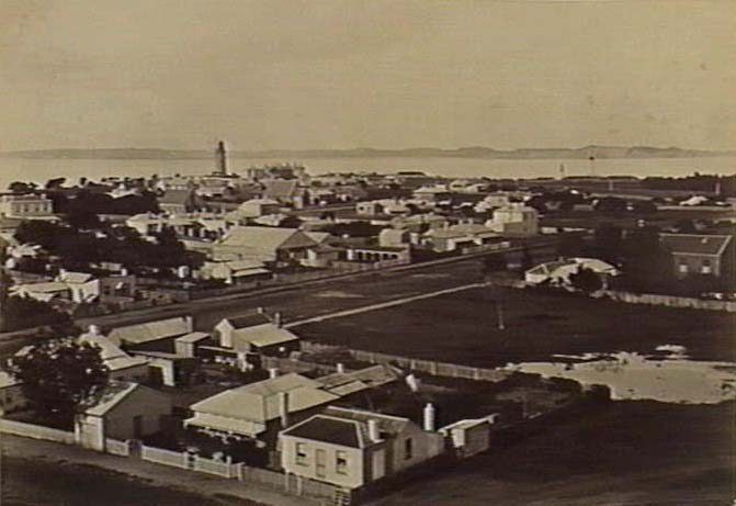 View south east from St Georges Tower, Queenscliff c. 1880-1900. Source: Picture Collection, State Library of Victoria.