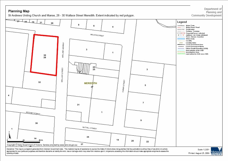 Extent of registration map.