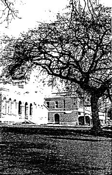 Commercial Conservation Precinct - view of the town hall from Learmonth Street - 1983 Buninyong Conservation Study