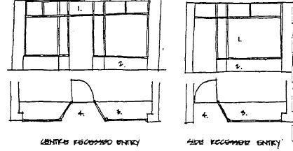 Commercial Conservation Precinct - The form of new shopfronts - 1983 Buninyong Conservation Study