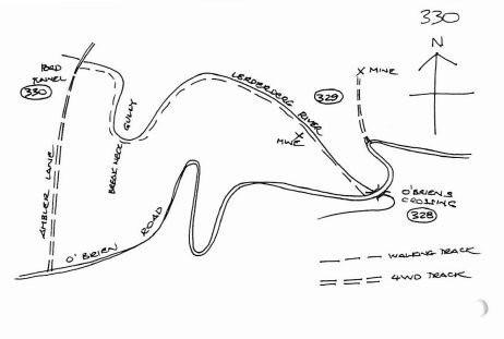 Ambler Lane (FWD), Break Neck Gully (North of O'Brien's Crossing).