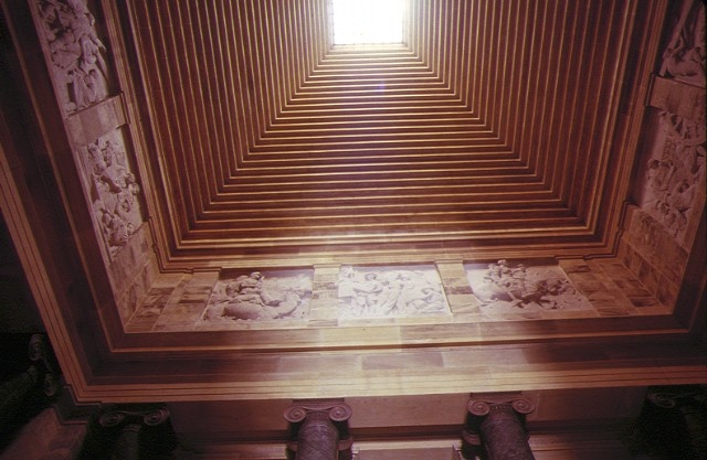 shrine of remembrance st kilda road melbourne ceiling of inner shrine