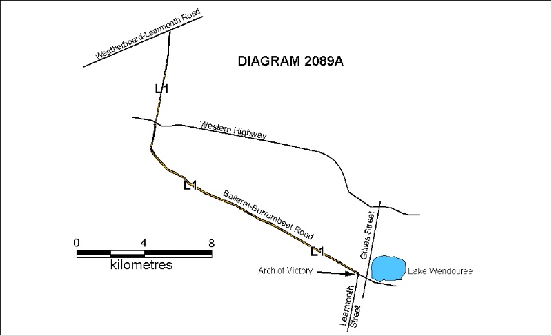 PROV2089 Avenue of Honour Arch of Victory plan 2089A