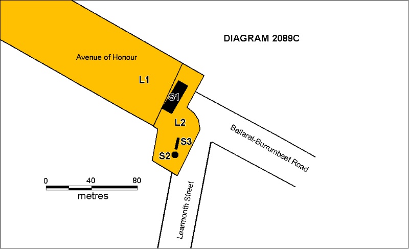 PROV2089 Avenue of Honour Arch of Victory plan 2089C