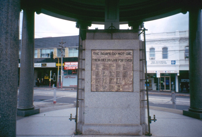 Kew War Memorial Honour Board 2004