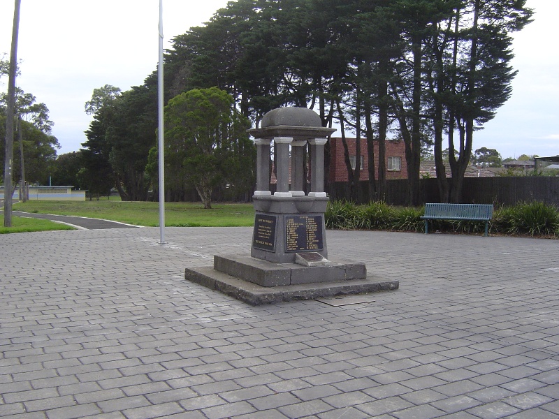 109 Cumberland Rd. WW2 memorial