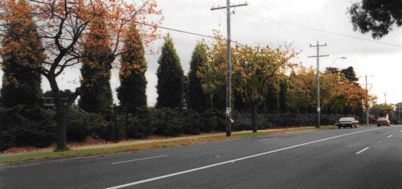 8-1 - Looking west along High Street Road - Monash Heritage Study 1998