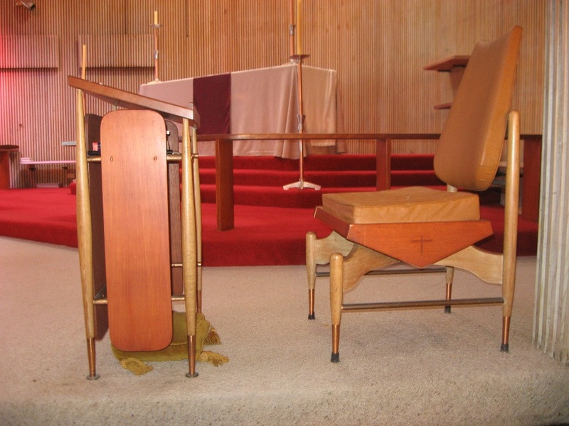 45050 St Faiths Anglican Church Glen Iris prayer desk and chair 2010