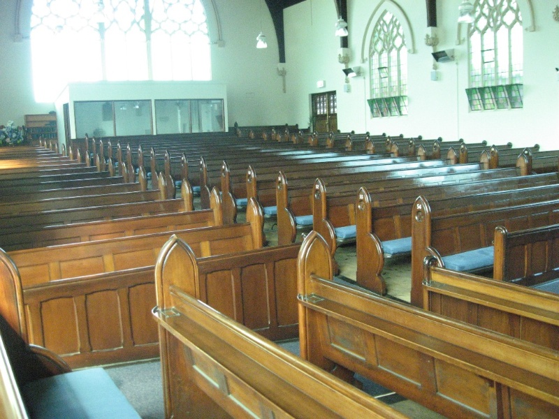 124816 Presbyterian Church Malvern view to rear of nave 2010