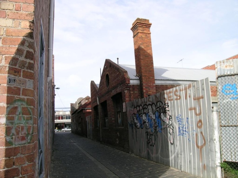 Factory at the rear of 763 Nicholson Street