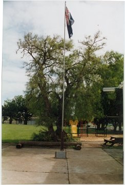 Allansford War Memorial Flagpole