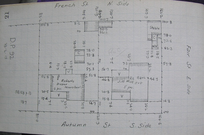 GWST Fieldbook, no.189, p.21, 23 Feb 1915.