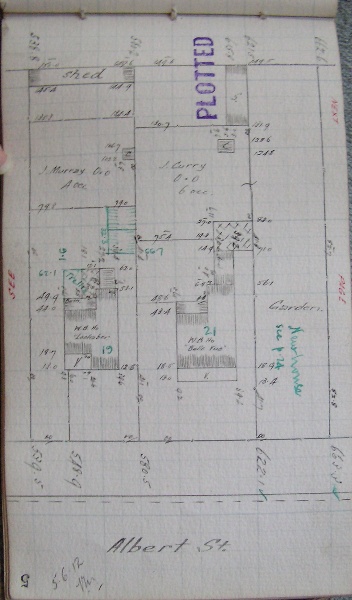 GWST Fieldbook, no. 138, p.5, 5 June 1912 (left property)
